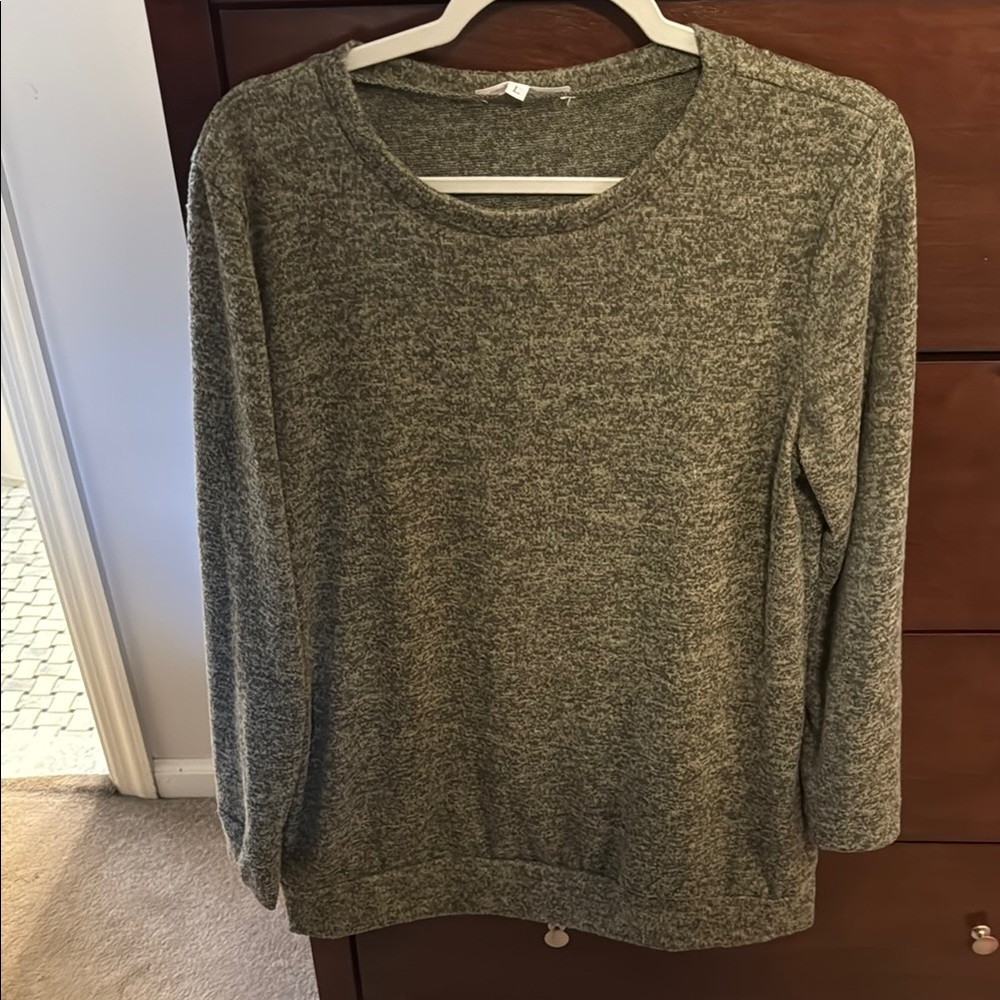 Cozy Green Sweater